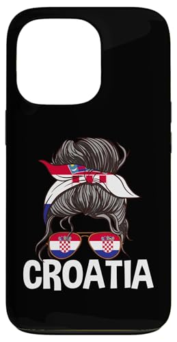 Kroatien Mädchen Unordentlicher Haarknoten Stolze Kroatische Frauen Hülle für iPhone 13 Pro Kroatien Mädchen Unordentlicher Haarknoten Stolze Kroatische Frauen Hülle für iPhone 13 Pro von Croatia Flag Designs Proud Croatian Roots
