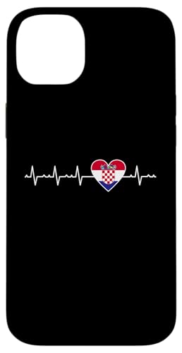 Kroatische Flagge Herzschlag Bekleidung Hrvatska Heart Wear Hülle für iPhone 14 Plus Kroatische Flagge Herzschlag Bekleidung Hrvatska Heart Wear Hülle für iPhone 14 Plus von Croatia Flag Designs Proud Croatian Roots