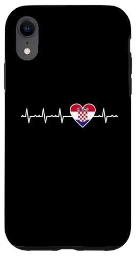 Kroatische Flagge Herzschlag Bekleidung Hrvatska Heart Wear Hülle für iPhone XR Kroatische Flagge Herzschlag Bekleidung Hrvatska Heart Wear Hülle für iPhone XR von Croatia Flag Designs Proud Croatian Roots