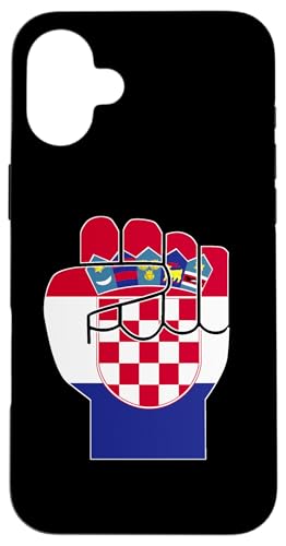 Kroatische Flagge erhöhte Faust Bekleidung Hrvatska Pride Wear Hülle für iPhone 16 Plus Kroatische Flagge erhöhte Faust Bekleidung Hrvatska Pride Wear Hülle für iPhone 16 Plus von Croatia Flag Designs Proud Croatian Roots