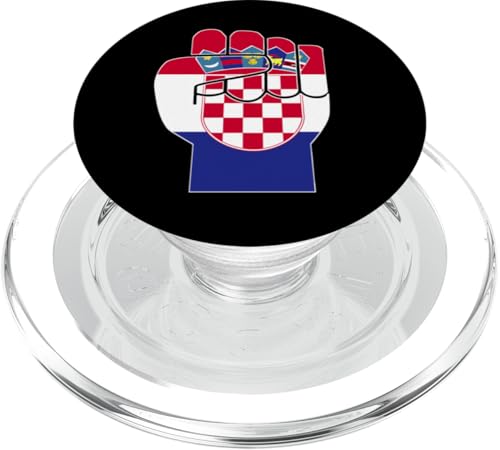 Kroatische Flagge erhöhte Faust Bekleidung Hrvatska Pride Wear PopSockets PopGrip für MagSafe Kroatische Flagge erhöhte Faust Bekleidung Hrvatska Pride Wear PopSockets PopGrip für MagSafe von Croatia Flag Designs Proud Croatian Roots