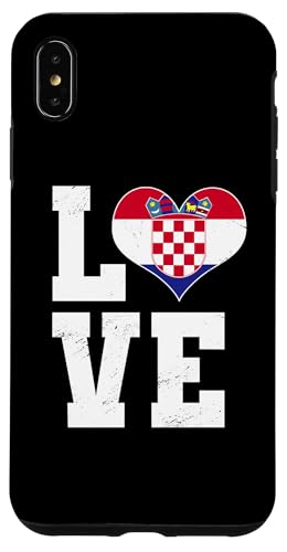 Liebe Kroatien Kroatien Stolz Kroatische Flagge Herz Hülle für iPhone XS Max Liebe Kroatien Kroatien Stolz Kroatische Flagge Herz Hülle für iPhone XS Max von Croatia Flag Designs Proud Croatian Roots