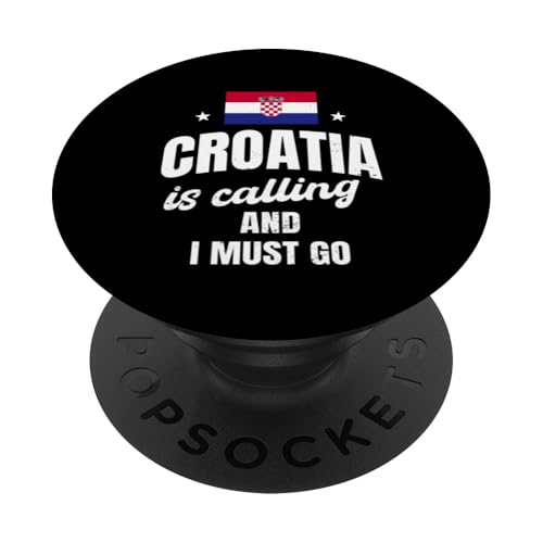 Lustiger Kroatien-Liebhaber Spruch Kroatien Urlaub Bekleidung PopSockets Klebender PopGrip Lustiger Kroatien-Liebhaber Spruch Kroatien Urlaub Bekleidung PopSockets Klebender PopGrip von Croatia Flag Designs Proud Croatian Roots