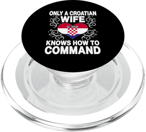 Lustiger kroatischer Ehefrau Spruch "Married Croat Girl" Humor PopSockets PopGrip für MagSafe Lustiger kroatischer Ehefrau Spruch "Married Croat Girl" Humor PopSockets PopGrip für MagSafe von Croatia Flag Designs Proud Croatian Roots