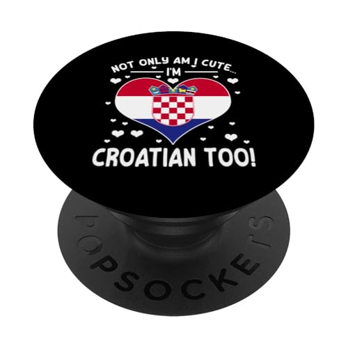 Niedlicher kroatischer Spruch lustiger kroatischer Humor PopSockets Klebender PopGrip Niedlicher kroatischer Spruch lustiger kroatischer Humor PopSockets Klebender PopGrip von Croatia Flag Designs Proud Croatian Roots