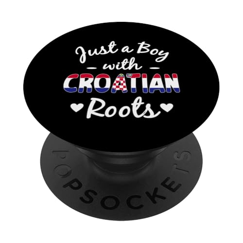 Nur ein Junge mit kroatischen Wurzeln Croat Boys Pride PopSockets Klebender PopGrip Nur ein Junge mit kroatischen Wurzeln Croat Boys Pride PopSockets Klebender PopGrip von Croatia Flag Designs Proud Croatian Roots