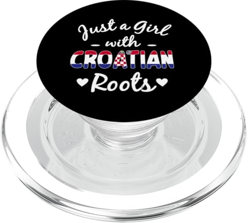 Nur ein Mädchen mit kroatischen Wurzeln Croat Girls Pride PopSockets PopGrip für MagSafe Nur ein Mädchen mit kroatischen Wurzeln Croat Girls Pride PopSockets PopGrip für MagSafe von Croatia Flag Designs Proud Croatian Roots
