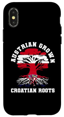 Österreich gewachsene kroatische Wurzeln Österreich Kroatien Erbe Hülle für iPhone X/XS Österreich gewachsene kroatische Wurzeln Österreich Kroatien Erbe Hülle für iPhone X/XS von Croatia Flag Designs Proud Croatian Roots