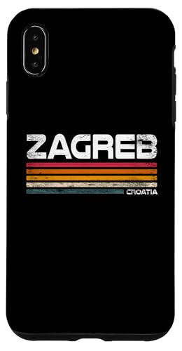 Zagreb Kroatien Retro Design Kroatische Hauptstadt Hülle für iPhone XS Max Zagreb Kroatien Retro Design Kroatische Hauptstadt Hülle für iPhone XS Max von Croatia Flag Designs Proud Croatian Roots