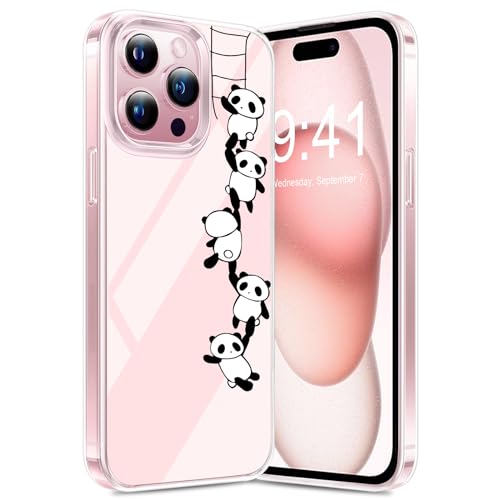 Croazhi Handyhülle Kompatibel mit iPhone 15 Pro Hülle Transparente Dünn Silikon Blumen Muster Schutzhülle für iPhone 15 Pro Bunt TPU Bumper Stoßfest für Apple 15 Pro 6,1 Zoll (C) von Croazhi