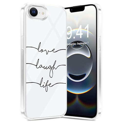 Croazhi Handyhülle Kompatibel mit iPhone 16e Hülle Transparente Dünn Silikon Dandelion Blumen Muster Handy Tasche Case für iPhone 16e Bunt TPU Bumper Stoßfest Schutzhülle für iPhone SE 2025 (D) von Croazhi