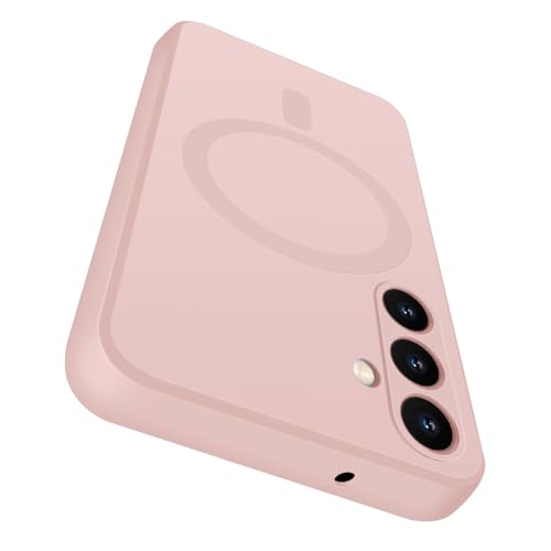Handyhülle für Samsung Galaxy A56 Hülle mit Magnetische für Mag-safe Weiche Silikon Galaxy A56 5G Handytasche Case inner Microfiber Futter Stoßfeste Schutzhülle für Samsung Galaxy A56 Handy (Rosa) Handyhülle für Samsung Galaxy A56 Hülle mit Magnetische für Mag-safe Weiche Silikon Galaxy A56 5G Handytasche Case inner Microfiber Futter Stoßfeste Schutzhülle für Samsung Galaxy A56 Handy (Rosa) von Croazhi