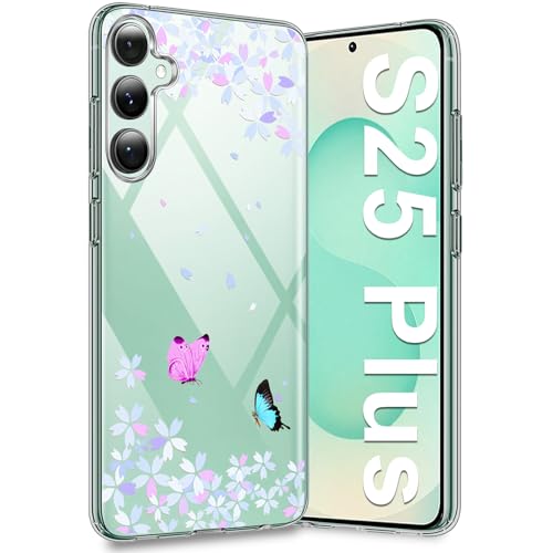 Handyhülle für Samsung Galaxy S25 Plus Hülle, Silikon Transparente Dünn Dandelion Blumen Muster, Galaxy S25+ Handytasche Case TPU Bumper Bunt Pattern Stoßfest Schutzhülle für Samsung S25 Plus (B) Handyhülle für Samsung Galaxy S25 Plus Hülle, Silikon Transparente Dünn Dandelion Blumen Muster, Galaxy S25+ Handytasche Case TPU Bumper Bunt Pattern Stoßfest Schutzhülle für Samsung S25 Plus (B) von Croazhi