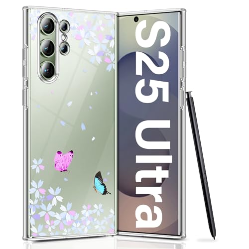 Handyhülle für Samsung Galaxy S25 Ultra Hülle, Silikon Transparente Dünn Dandelion Blumen Muster, Galaxy S25 Ultra Handytasche Case TPU Bunt Pattern Stoßfest Schutzhülle für Samsung S25 Ultra (B) Handyhülle für Samsung Galaxy S25 Ultra Hülle, Silikon Transparente Dünn Dandelion Blumen Muster, Galaxy S25 Ultra Handytasche Case TPU Bunt Pattern Stoßfest Schutzhülle für Samsung S25 Ultra (B) von Croazhi