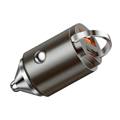 Croovepi Mehrzweck-USB-Autoladegerät mit zwei Anschlüssen – Mehrzweck-USB-Autoladegerät mit zwei Anschlüssen, kompakter Fahrzeugadapter für Smartphones, Tablets, kabellose Kopfhörer Croovepi Mehrzweck-USB-Autoladegerät mit zwei Anschlüssen – Mehrzweck-USB-Autoladegerät mit zwei Anschlüssen, kompakter Fahrzeugadapter für Smartphones, Tablets, kabellose Kopfhörer von Croovepi