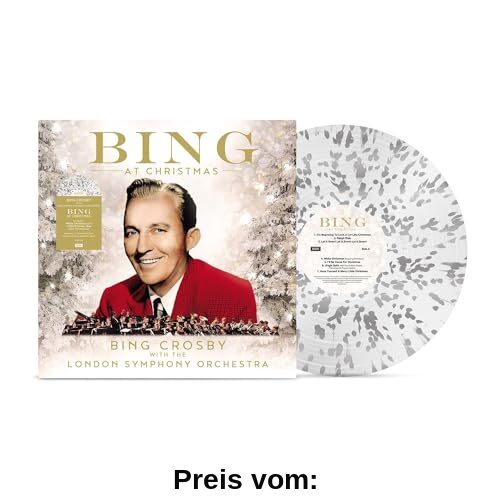 Bing At Christmas (Silver-Clear Splatter Vinyl) von Crosby, Bing With London Symphony Orchestra, the