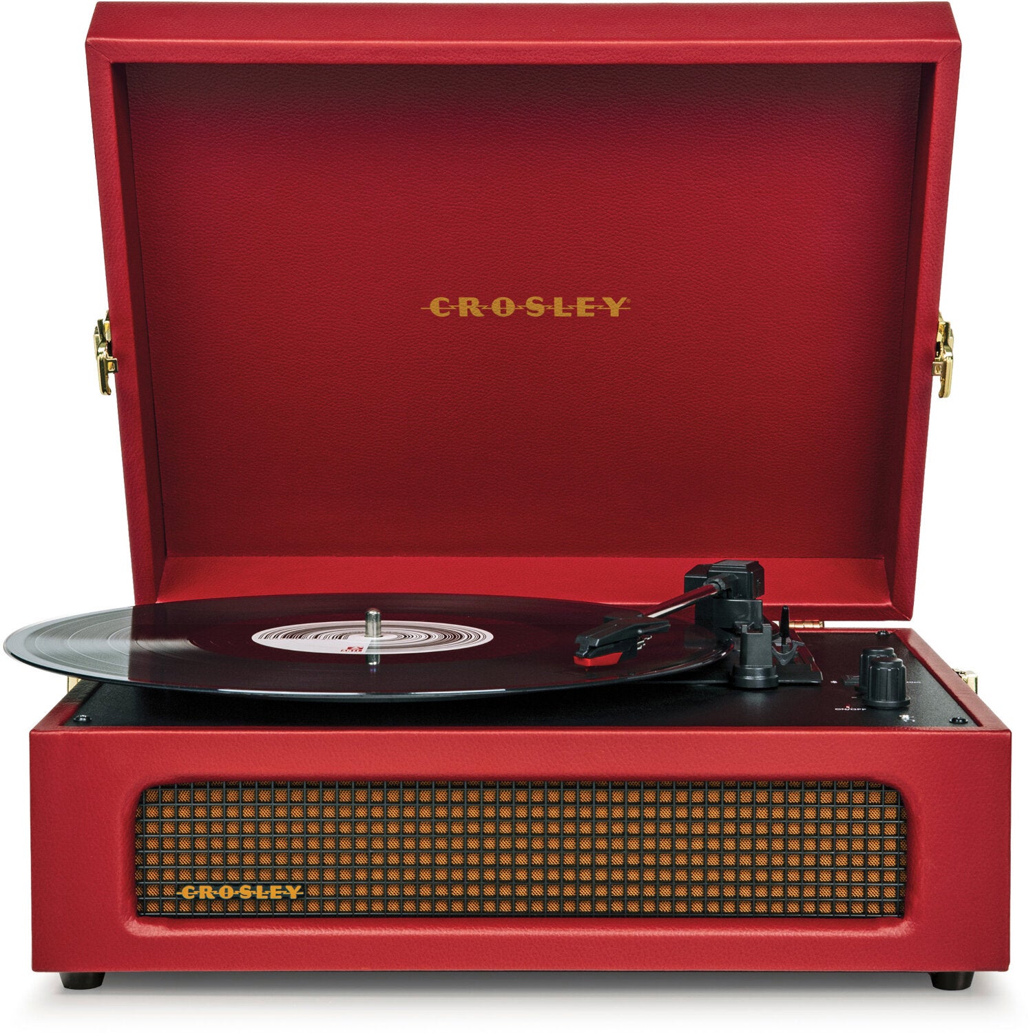 (B-Ware) Crosley CR8017B-BUR platenspeler burgundy red met bluetooth von Crosley