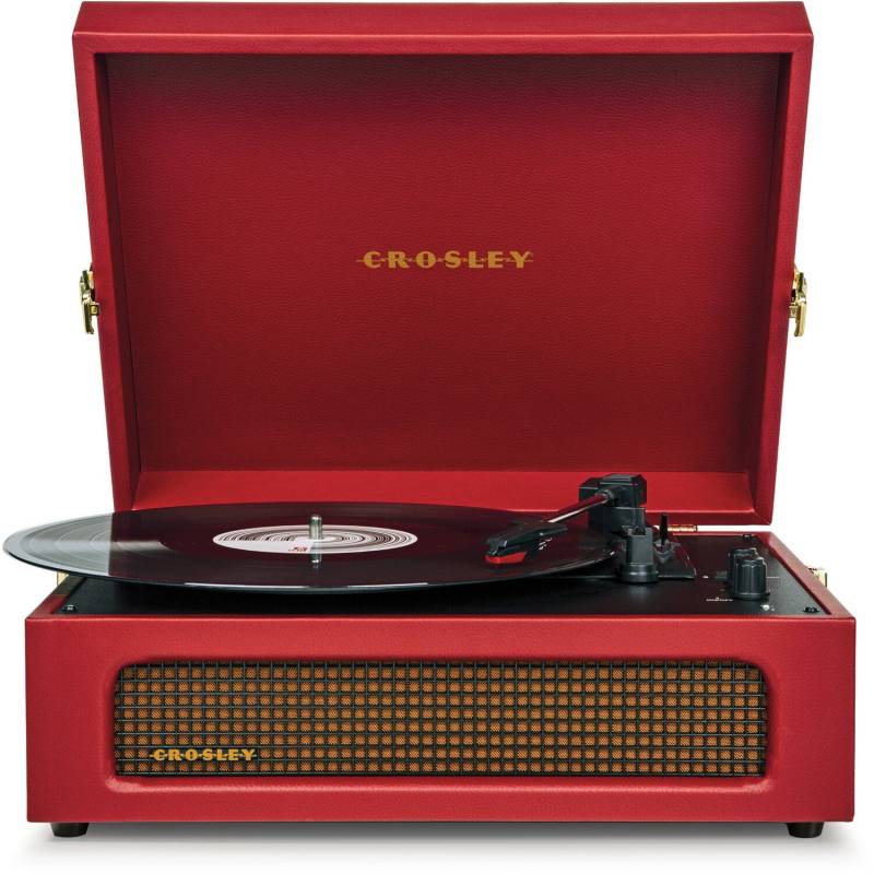(B-Ware) Crosley CR8017B-BUR platenspeler burgundy red met bluetooth von Crosley