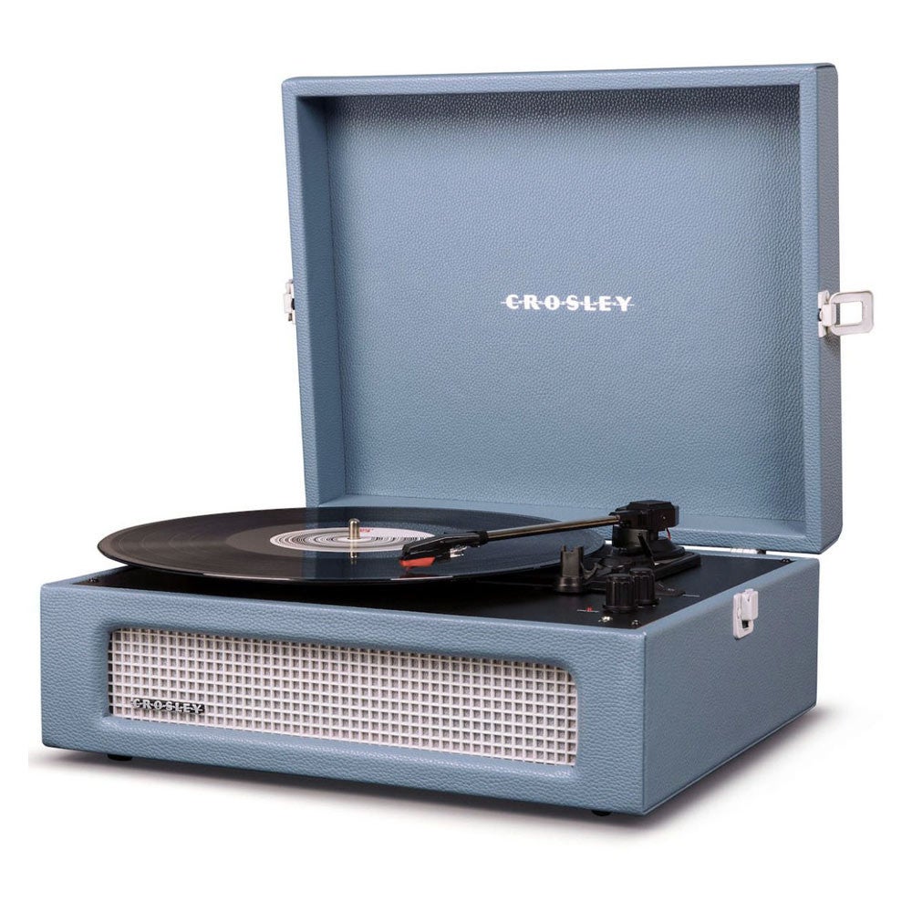 (B-Ware) Crosley CR8017B-WB platenspeler washed blue met bluetooth von Crosley