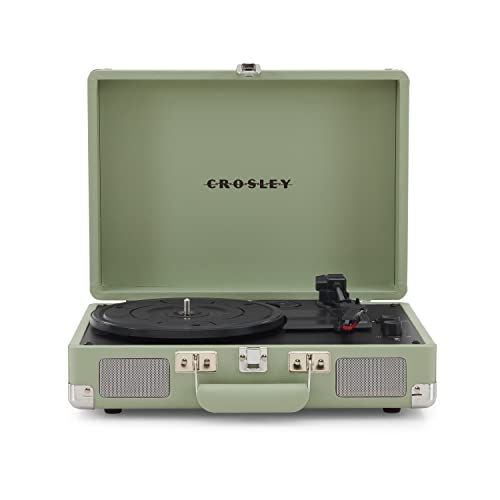 Crosley Cruiser Plus Bluetooth-Schallplattenspieler Minze, Mint Green , CR8005F-MT4 von Crosley