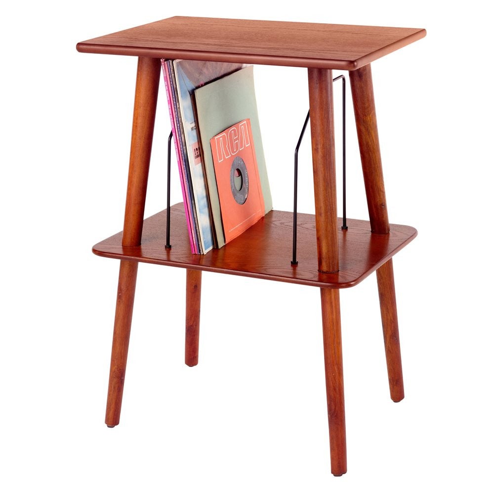 Crosley Manchester Table for Turntable and x50 Records (Paprika) von Crosley