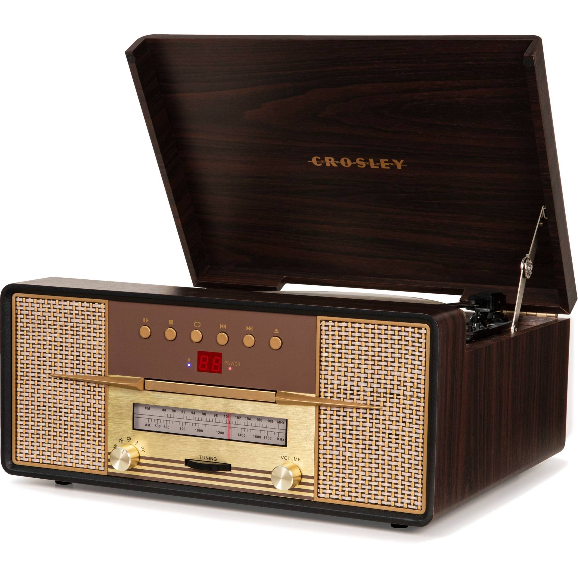 Crosley Rhapsody Mahogany Record Player with Entertainment System Crosley Rhapsody Mahogany Record Player with Entertainment System von Crosley
