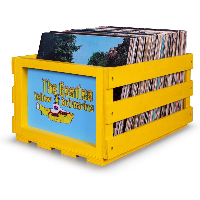 Crosley The Beatles - Yellow Submarine Record Crate (40 - 75 LPs) von Crosley