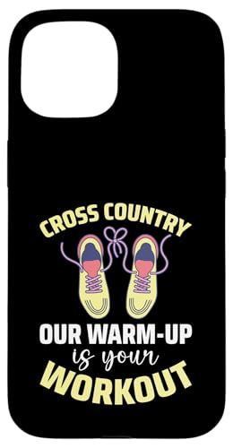 Crosslaufläufer XC Hülle für iPhone 15 von Cross Country Running Gifts For Boys and Girls