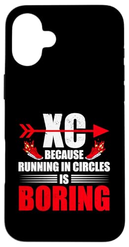 Crosslaufläufer XC Hülle für iPhone 16 Plus von Cross Country Running Gifts For Boys and Girls