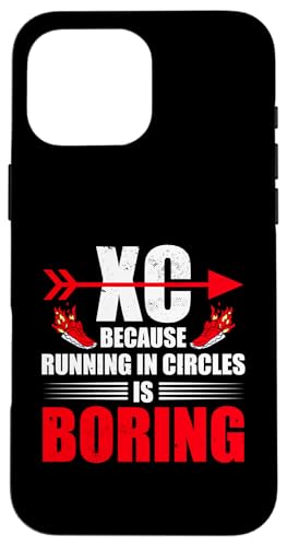 Crosslaufläufer XC Hülle für iPhone 16 Pro Max von Cross Country Running Gifts For Boys and Girls