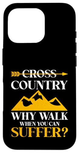 Crosslaufläufer XC Hülle für iPhone 16 Pro von Cross Country Running Gifts For Boys and Girls