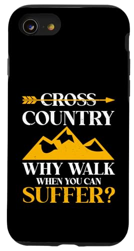 Crosslaufläufer XC Hülle für iPhone SE (2020) / 7 / 8 von Cross Country Running Gifts For Boys and Girls