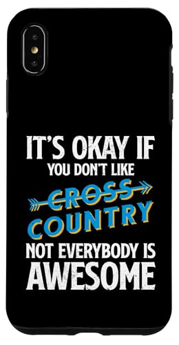 Crosslaufläufer XC Hülle für iPhone XS Max von Cross Country Running Gifts For Boys and Girls