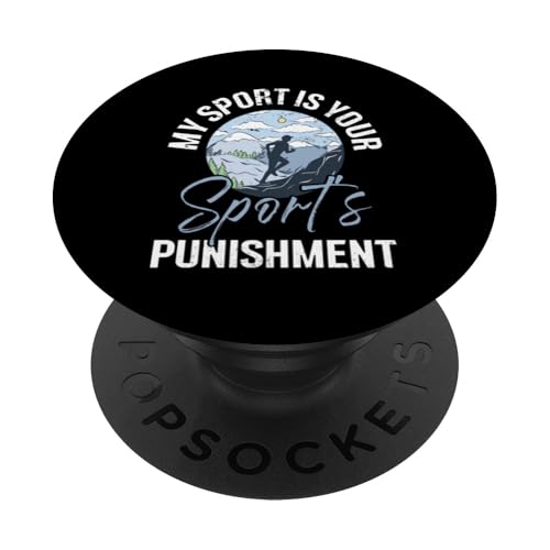 Crosslaufläufer XC PopSockets Klebender PopGrip von Cross Country Running Gifts For Boys and Girls