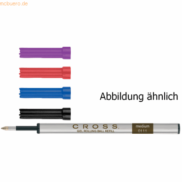 6 x Cross Gel Rollerball-Mine violett VE = 6 Packungen von Cross