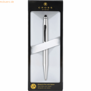 Cross Drehkugelschreiber Tech 2 Stylus Glanzchrom Blister von Cross