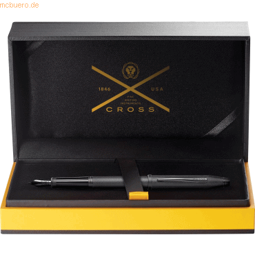 Cross Füllhalter Century II Mattschwarz feinstrukturiert F Geschenkbox Cross Füllhalter Century II Mattschwarz feinstrukturiert F Geschenkbox von Cross