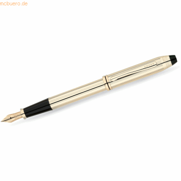 Cross Füllhalter Townsend F 10 Karat Walzgold Feder 18 Karat Cross Füllhalter Townsend F 10 Karat Walzgold Feder 18 Karat von Cross