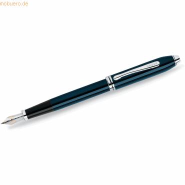 Cross Füllhalter Townsend M Saphirblau-Lack Feder 18 Karat Cross Füllhalter Townsend M Saphirblau-Lack Feder 18 Karat von Cross