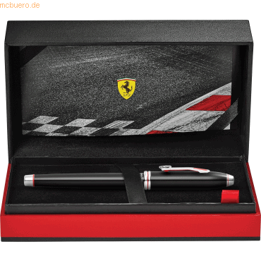 Cross Füllhalter Townsend Scuderia Ferrari Schwarz-Lack F Geschenkbox von Cross