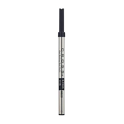 Cross Original Geltintenschreiber-Ersatzmine 8910-1 für den Gel Ink Slim Rollerball, Strichstärke „Mittel“, geeignet für Selectip-Stifte, 1 Stück, schwarz von Cross