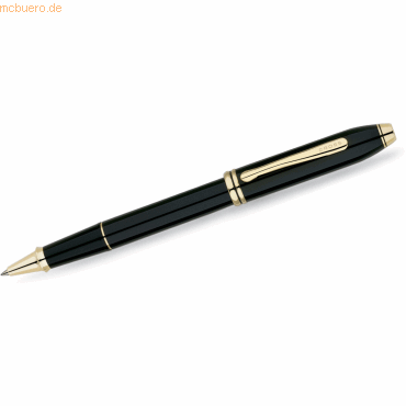 Cross Rollerball Townsend Schwarz-Lack goldplattiert Cross Rollerball Townsend Schwarz-Lack goldplattiert von Cross