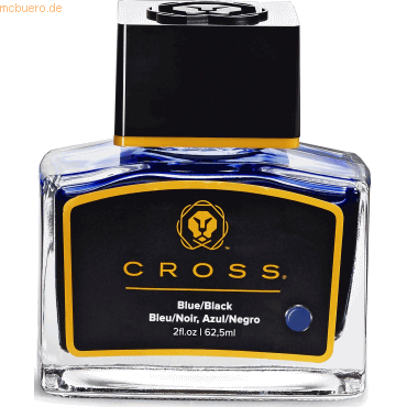 Cross Tinte Glas blau-schwarz 62,5 ml von Cross