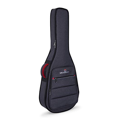Crossrock 1/2 Größe Klassikgitarrentasche, 10 mm Polsterung, Rucksack erhältlich, dunkelgrau Crossrock 1/2 Größe Klassikgitarrentasche, 10 mm Polsterung, Rucksack erhältlich, dunkelgrau von Crossrock