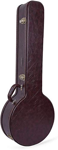 Crossrock CRW620BJBR Holzkoffer für 5-String Resonator Banjo, Vintage Braun (CRW620BJBR) von Crossrock