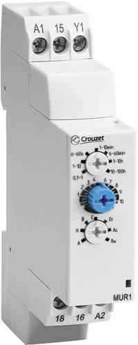 Crouzet 88827103 MUR3 Zeitrelais Multifunktional 1 St. Zeitbereich: 0.1s - 100h 1 Wechsler Crouzet 88827103 MUR3 Zeitrelais Multifunktional 1 St. Zeitbereich: 0.1s - 100h 1 Wechsler von Crouzet