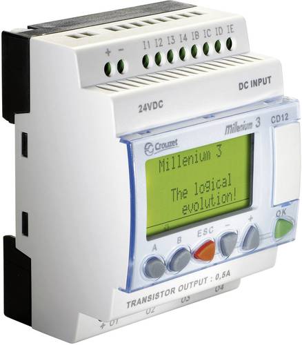 Crouzet 88970041 Millenium 3 CD12 SPS-Steuerungsmodul 24 V/DC von Crouzet