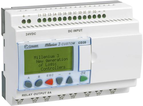 Crouzet 88970052 Millenium 3 CD20 S SPS-Steuerungsmodul 24 V/DC Crouzet 88970052 Millenium 3 CD20 S SPS-Steuerungsmodul 24 V/DC von Crouzet
