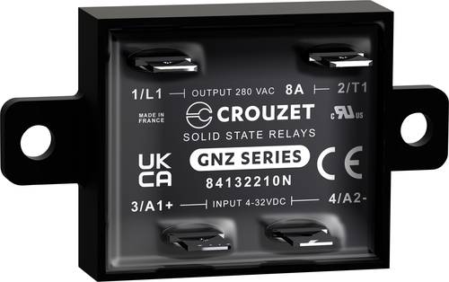 Crouzet Halbleiterrelais 84132210N 8A Schaltspannung (max.): 280 V/AC Spezieller Nulldurchgang 1St. von Crouzet