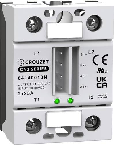 Crouzet Halbleiterrelais 84140013N 25A Schaltspannung (max.): 280 V/AC Spezieller Nulldurchgang 1St. von Crouzet